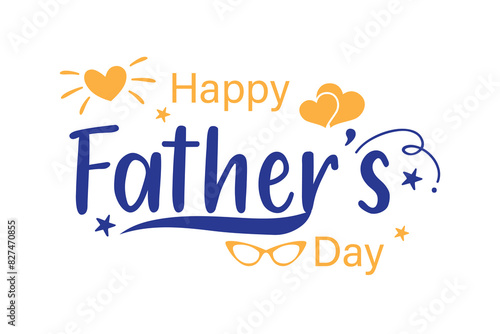 Happy Fathers Day Custom Text Banner