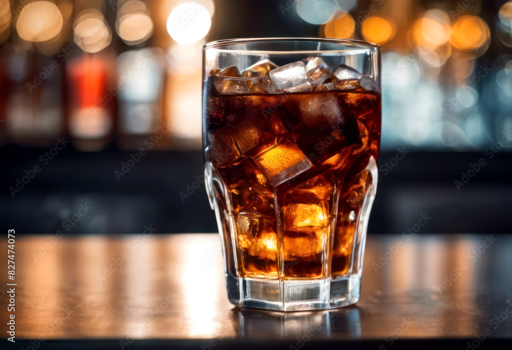 a tall glass of alcoholic cocktail on the bar counter, a tall glass of alcoholic cocktail on the bar counter,