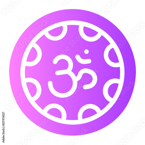 ohm gradient icon