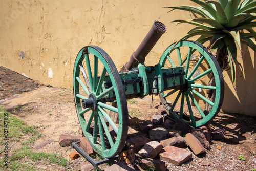Colonial-Era Portuguese Wheel Cannon used during occupation of Mozambique