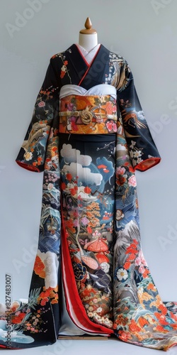 A woman wearing a kimono © Adobe Contributor