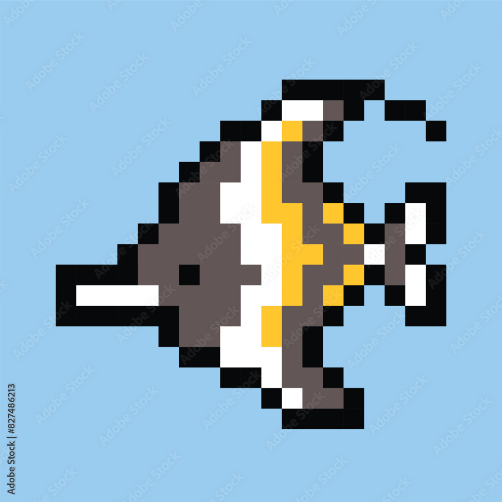 Aquatic fish animal pixel art illustrations Aquatic fish animal pixel art illustrations