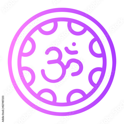 ohm gradient icon