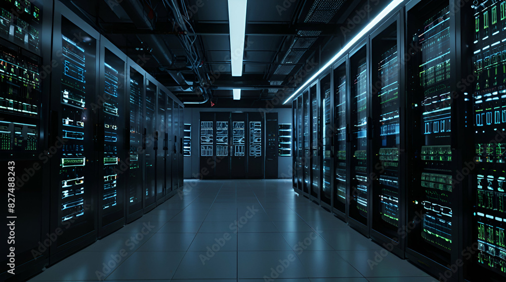 database server rack. database server rack.