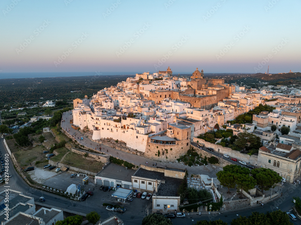 Fototapeta premium Ostuni white city - Puglia Italy