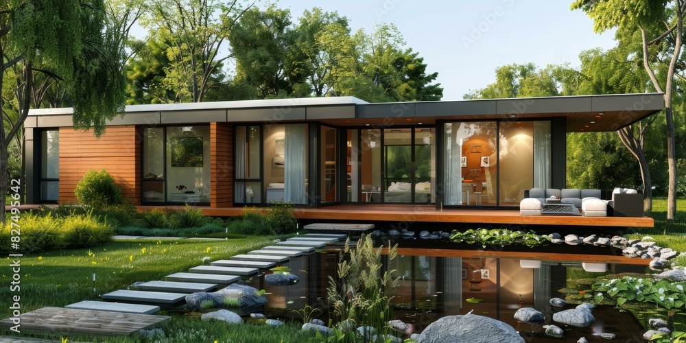 Modern House in Harmony with Nature Modern House in Harmony with Nature