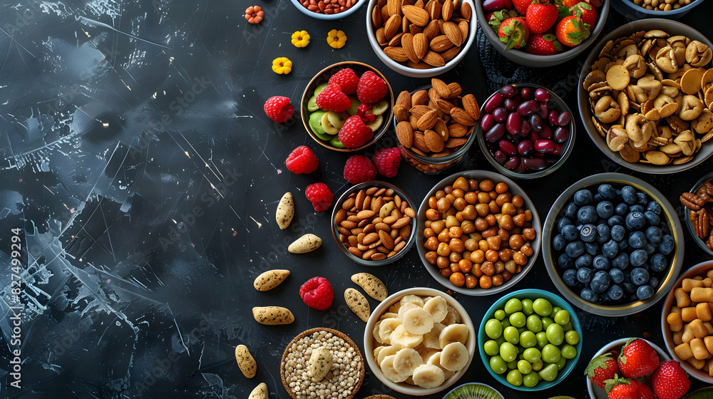 Photo Realistic Healthy Snacks for Pregnant Women: High Resolution Image of Nutrient Rich Options with Glossy Backdrop, Ideal for Prenatal Nutrition