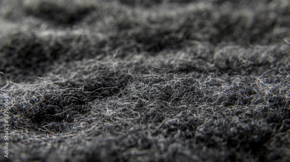 Close-Up Texture of Dark Gray Wool Felt Surface for Design and Textile Applications Close-Up Texture of Dark Gray Wool Felt Surface for Design and Textile Applications