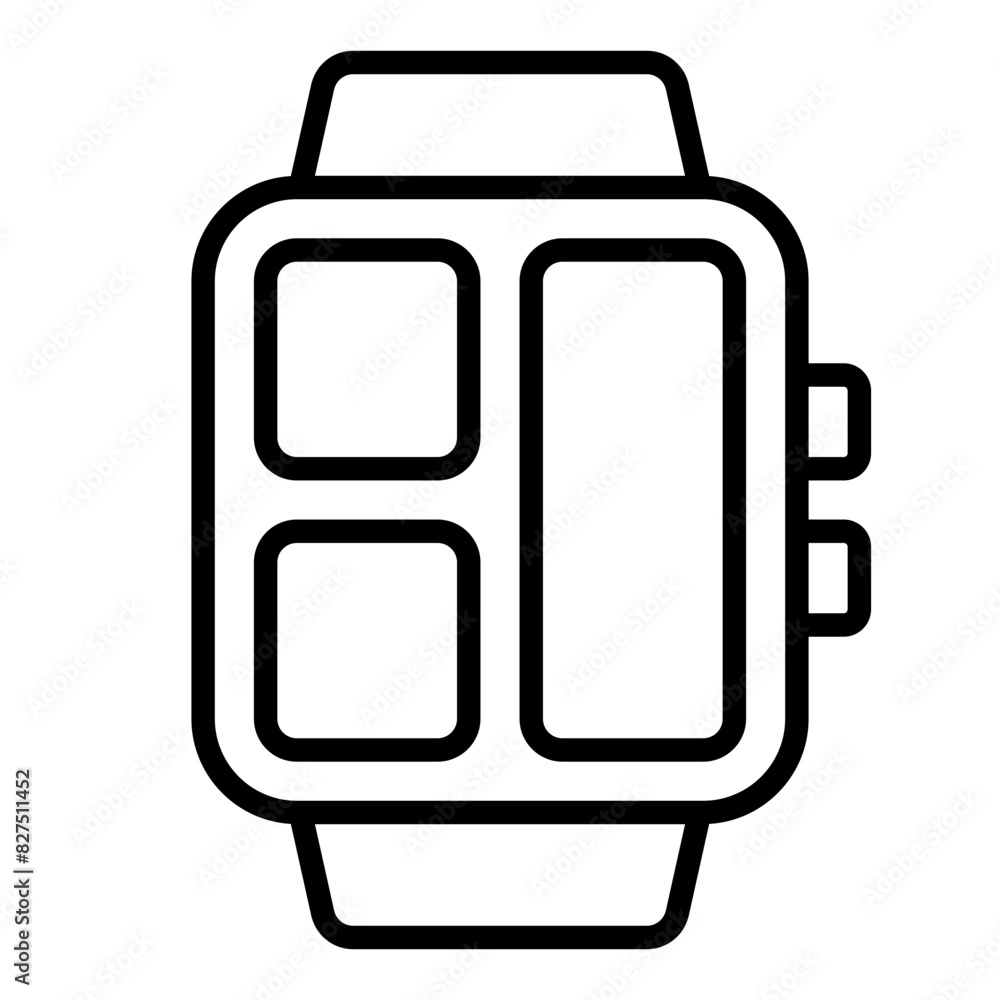 Smartwatch line icon Smartwatch line icon