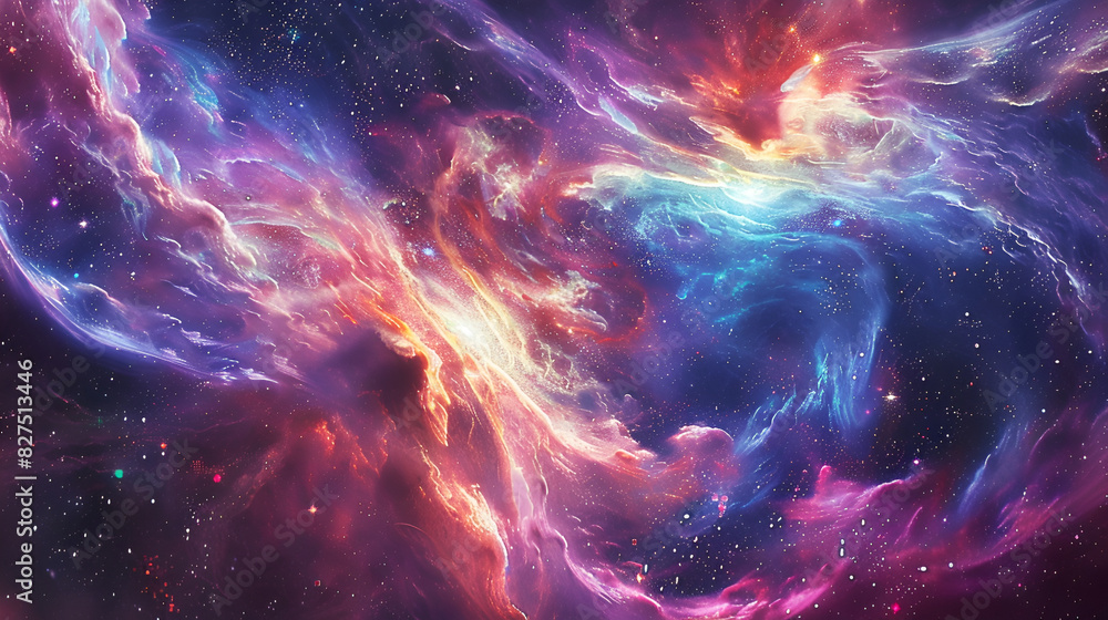 Fractal image of a beautiful galaxy with stars and galaxies, Abstract space background with stars and nebula, Colorful galaxy, Cosmic art, science fiction wallpaper, Beauty of deep space
Fractal image of a beautiful galaxy with stars and galaxies, Abstract space background with stars and nebula, Colorful galaxy, Cosmic art, science fiction wallpaper, Beauty of deep space