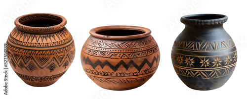 Traditional clay pottery