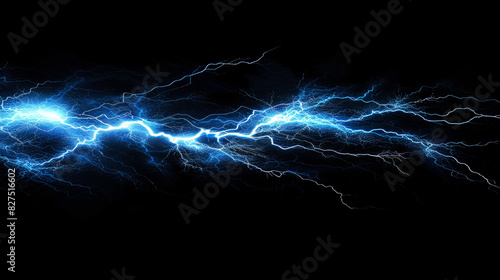 Lightning strike overlay texture black background