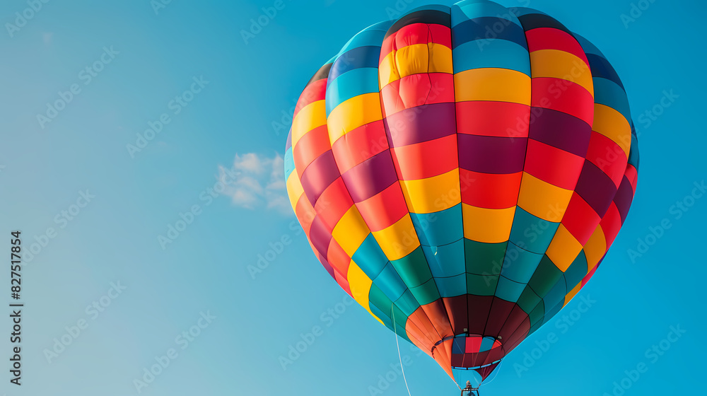 Naklejka premium Hot air balloon