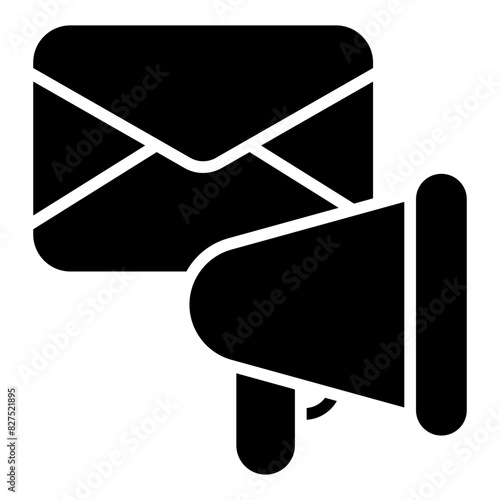 Email Laptop glyph icon