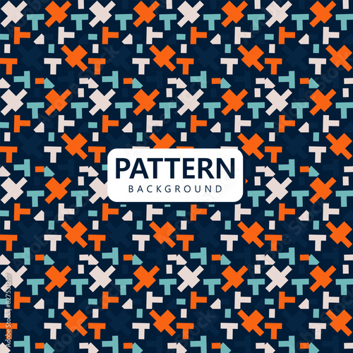 Simple pattern design with cool style