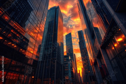 City of Glass Dreams: Twilight in the Business Hub