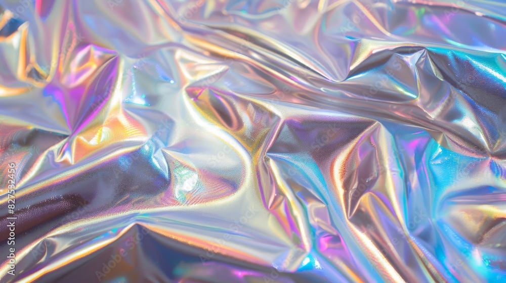 Smooth, Shiny, Iridescent Holographic Foil Texture for Design Projects and Creative Work Smooth, Shiny, Iridescent Holographic Foil Texture for Design Projects and Creative Work