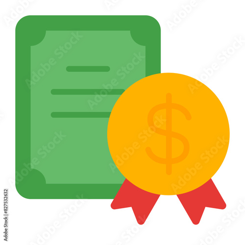 Grant flat icon