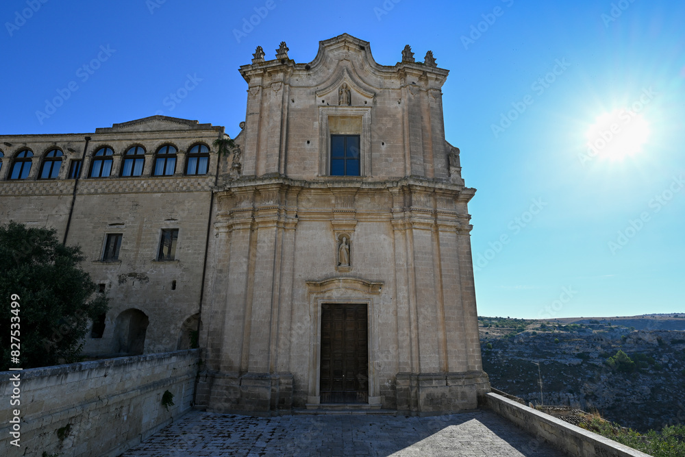 Fototapeta premium Convent of Saint Augustine - Matera, Italy