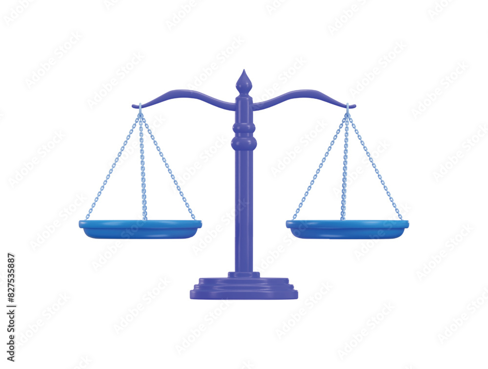 Scales of justice, Balance and justice, concept of law icon 3d rendering vector illustration Scales of justice, Balance and justice, concept of law icon 3d rendering vector illustration