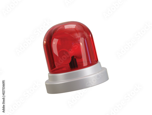 firefighter and ambulance emergency siren icon 3d rendering vector illustration