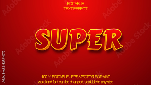 red super spicy text effect, editable text effect