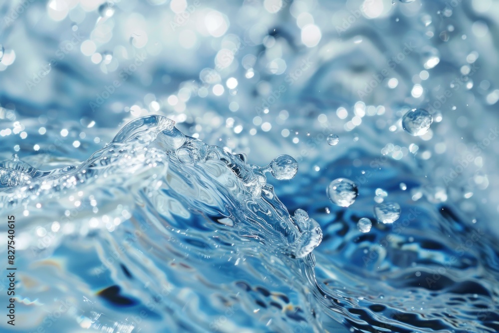Intricate details of a water splash captured in a highspeed macro photograph Intricate details of a water splash captured in a highspeed macro photograph