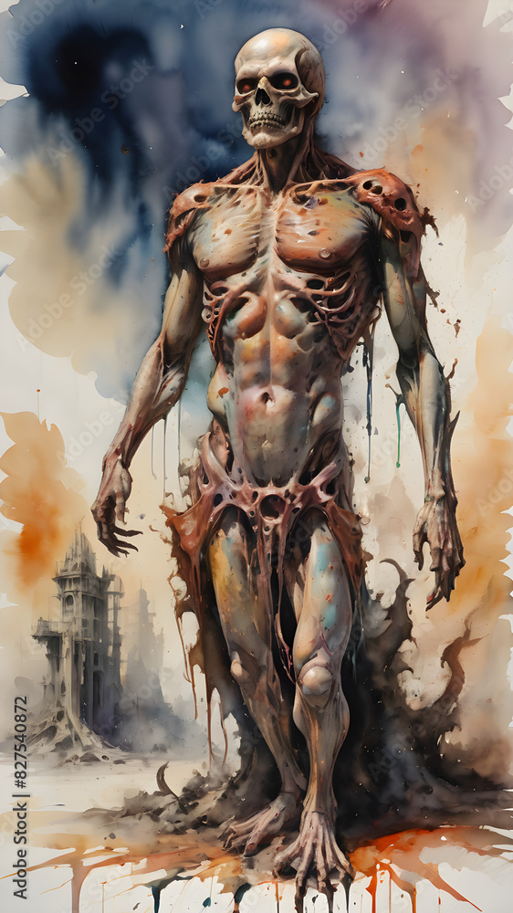 Demon Satan has a fierce appearance and a strong body. Demon Satan has a fierce appearance and a strong body.
