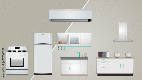 Kitchen appliances and electrical appliance