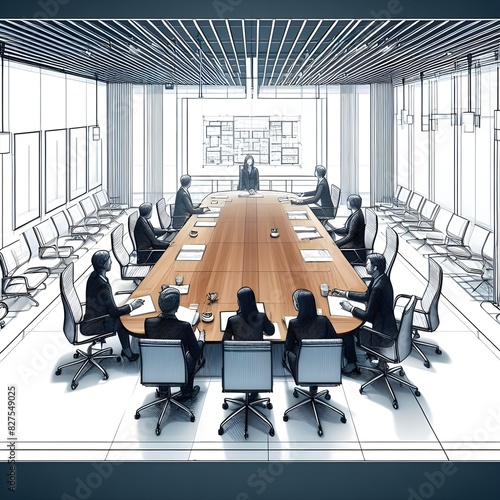 Business executive meeting