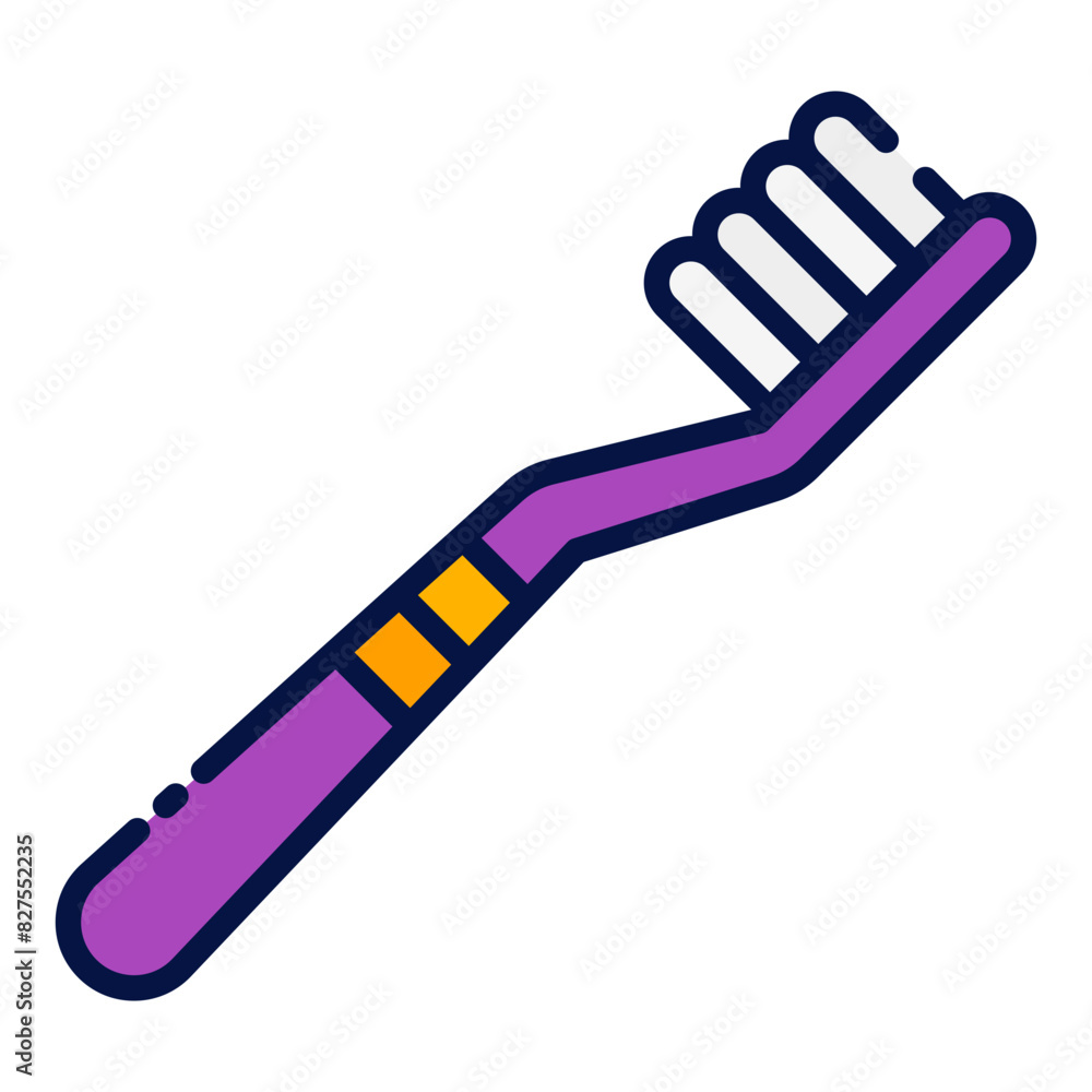 Toothbrush filled line icon Toothbrush filled line icon