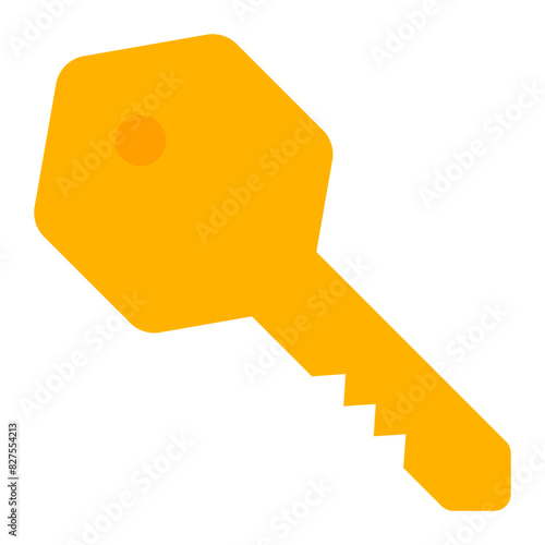 Bilde på lerret Keys flat icon
