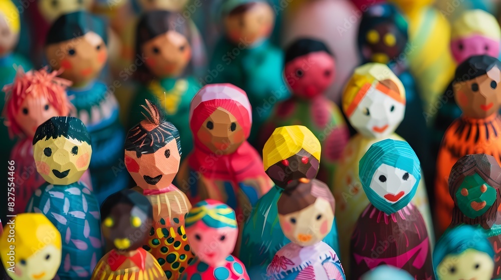 Vibrant Multicultural Figurines Celebrating International Friendship and Diversity Vibrant Multicultural Figurines Celebrating International Friendship and Diversity
