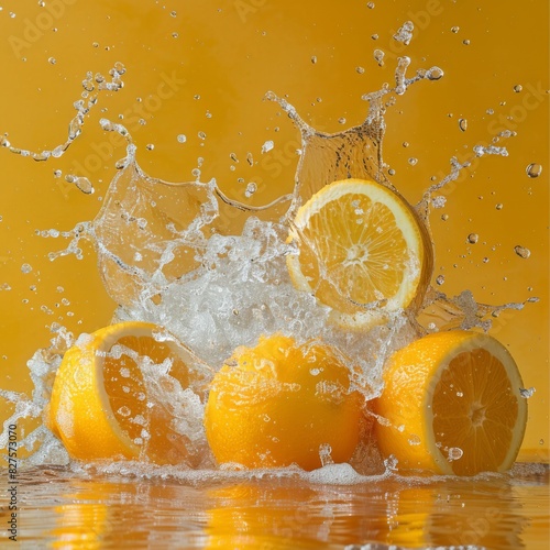 Citrus Splash  Refresh Your Day with Zesty Oranges