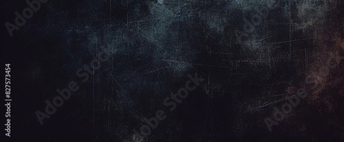 Panel kuchenny z motywem abstract grunge dark navy blue background rough decorative textured pained backdrop graphic design banner arts poster