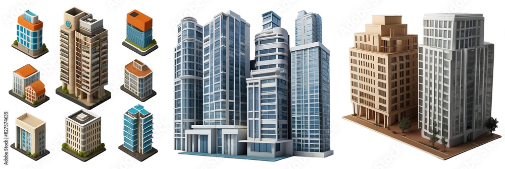 building isolated on transparent background building isolated on transparent background