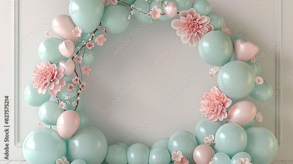 white and gold balloons with a frame, garland decoration elements, frame arch wedding event gender reveal birthday celebration, generative ai, happy joyful fun party, baby shower, empty copy space white and gold balloons with a frame, garland decoration elements, frame arch wedding event gender reveal birthday celebration, generative ai, happy joyful fun party, baby shower, empty copy space