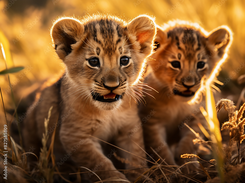 Φωτογραφία Tanzania's Ngorongoro Crater witnesses playful lion cubs