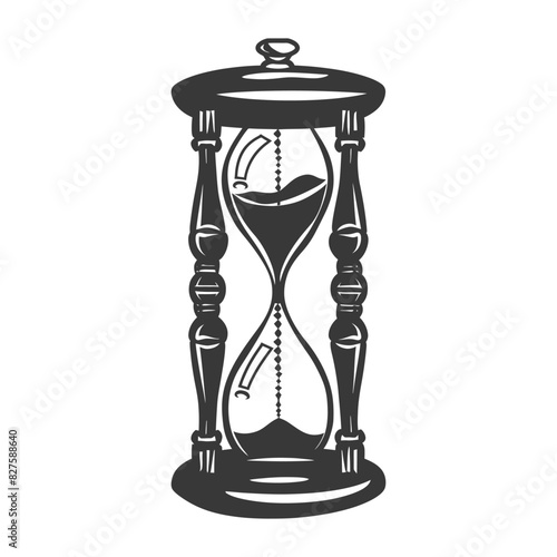 Silhouette hourglass black color only