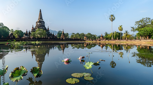 Sukhothais  a famous place in Thailand.