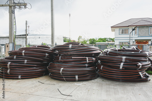 HDPE pipe for water supply photo