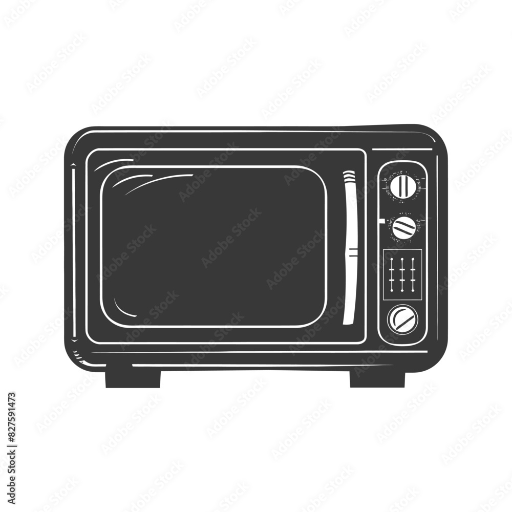 Silhouette microwave black color only Silhouette microwave black color only