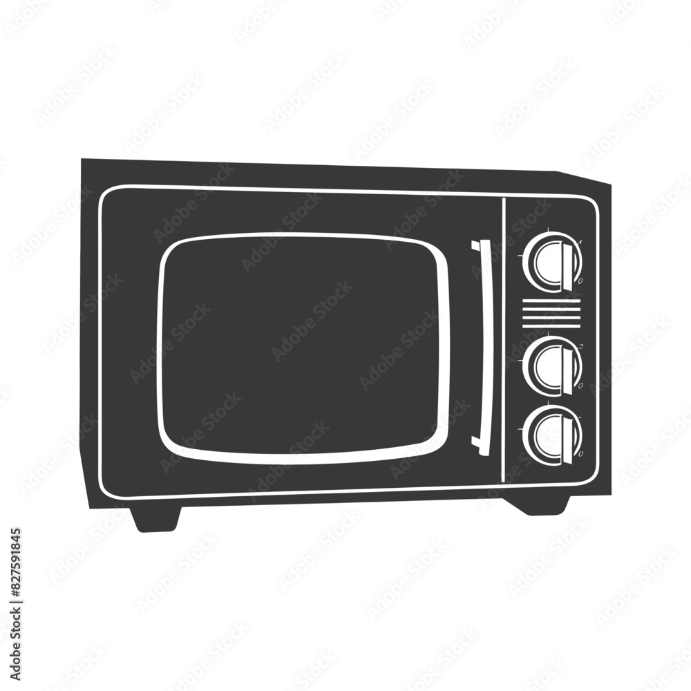 Silhouette microwave black color only Silhouette microwave black color only