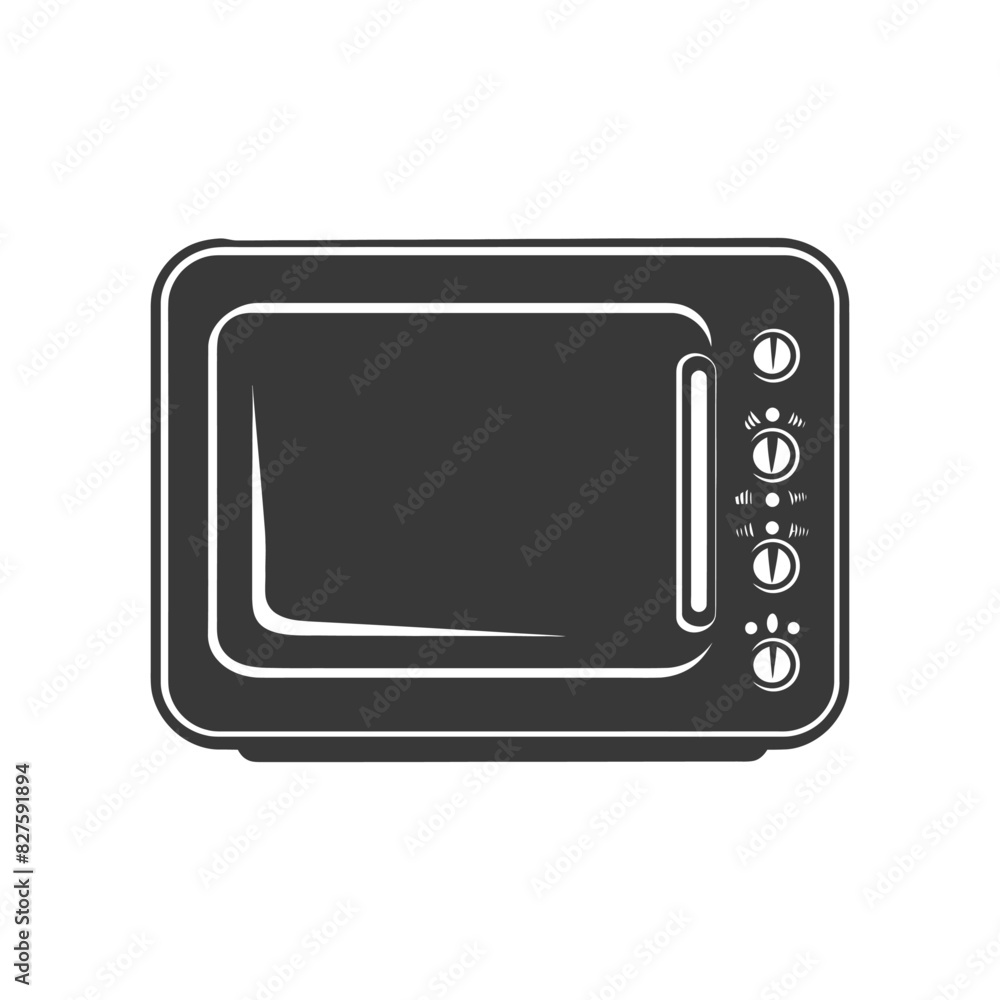 Silhouette microwave black color only Silhouette microwave black color only