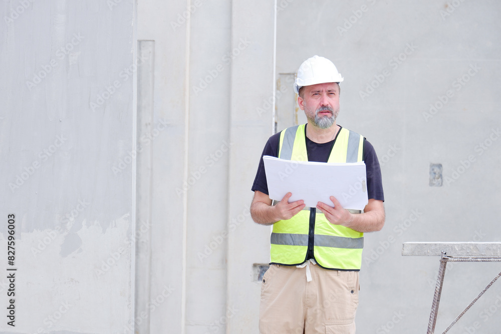 Engineer and prefabricated concrete wall production factory. Engineer and prefabricated concrete wall production factory.