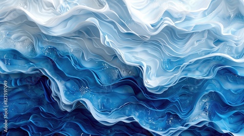 a close-up of ocean waves abstract color painting background