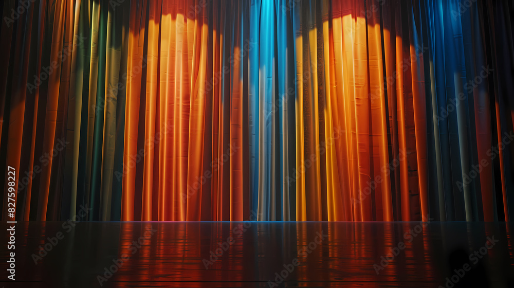 Fototapeta premium stage with curtains