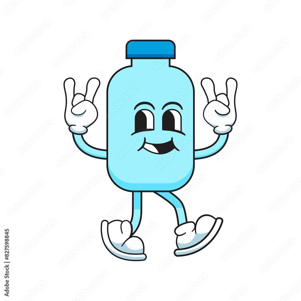 the environment trendy retro cartoon style the environment trendy retro cartoon style
