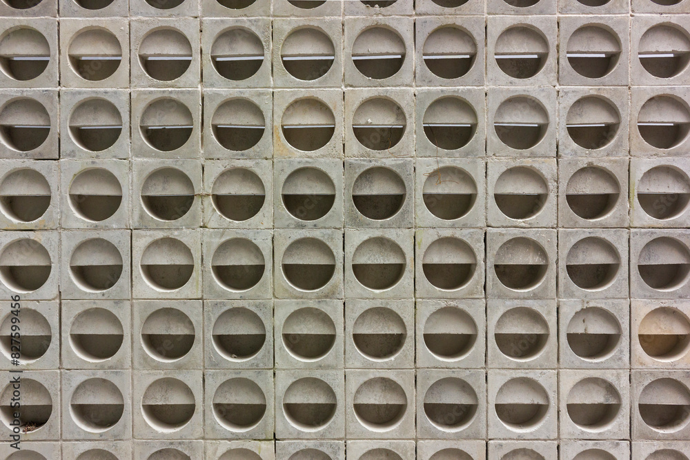 View of roster brick wall for background texture