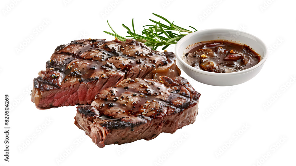 Close-up of grilled barbecue meat isolated on white background. Culinary PNG. Close-up of grilled barbecue meat isolated on white background. Culinary PNG.